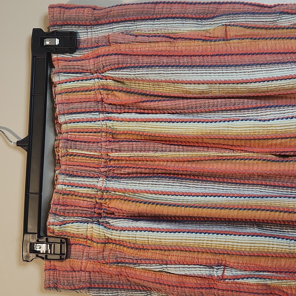 Free People Textured Striped Wide Leg Pants M/L (Tag Removed) - Picture 2 of 6